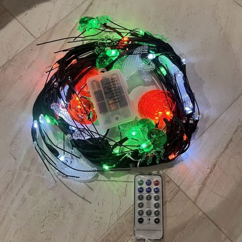 Multicolor halloween LED String Lights with‎ Remote